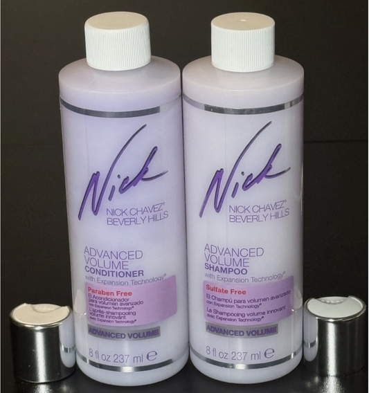 Nick Chavez Beverly Hills Advanced Volume Shampoo - Premium Scalp and Hair Care - Volumizing Shampoo - 8oz